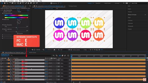 Reveal Effects Keyboard Shortcut In Adobe After Effects Ukramedia