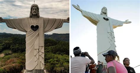 Conheça o Cristo Protetor de Encantado o maior do Brasil