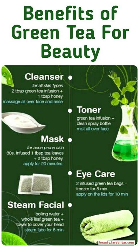 Green tea also works superbly as a topical beauty ingredient, with skincare benefits that range from busting hormonal acne to warding off green tea: Pin by Truly NYA Fashi♡ns on Love The Skin You're In (With ...