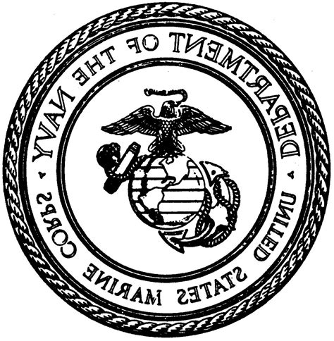 Usmc Emblem Drawing At Getdrawings Free Download