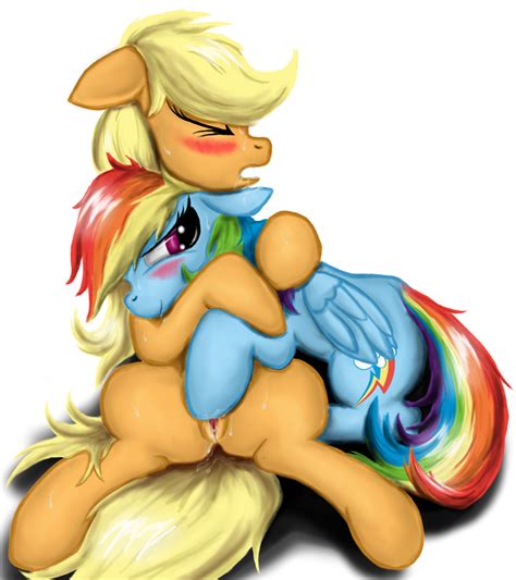 Rule 34 Appledash Applejack Mlp Earth Pony Equine Female Female