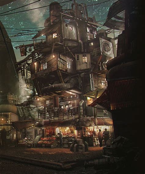 Sector 5 Slums Art Final Fantasy Vii Remake Art Gallery Fantasy