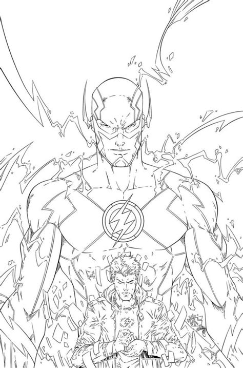 The Flash Coloring Pages Pdf To Print