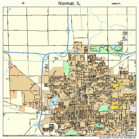 Normal Illinois Street Map 1753234