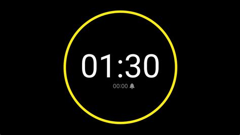 1 Minute 30 Second Countdown Timer With Alarm Iphone Timer Style