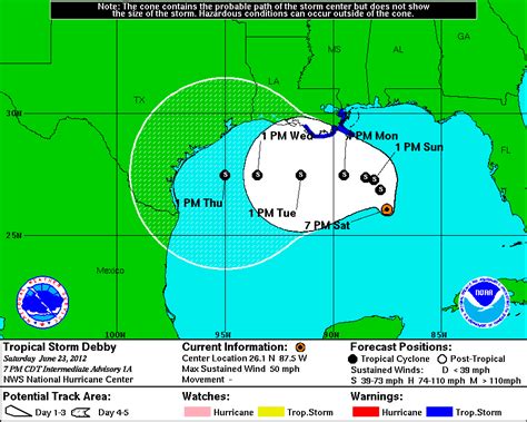 Hurricane Hals Storm Surge Blog Tropical Storm Debby Forms In The