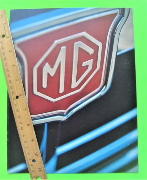 Mg Mgb Mgb Gt Dlx Color Catalog Brochure Pgs Usa Ed Chrome