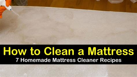 How to clean a mattress of any stain, including urine, sweat, poop, and more. How to Clean a Mattress - 7 Homemade Mattress Cleaner Recipes