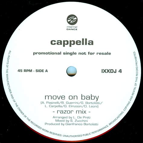 Cappella Move On Baby 1994 Vinyl Discogs