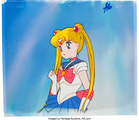 Sailor Moon Production Cel Animation Art Toei Animation Lot 12941