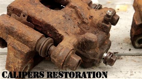 Easy Way To Restore The Calipers Electrolysis Rust Removal Youtube