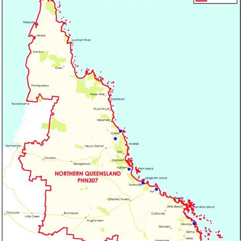 Northern Queensland Primary Health Network Region Study Locations