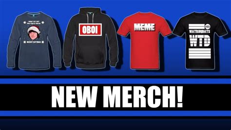 New Merch Available Now New T Shirt Merchandise Store Youtube