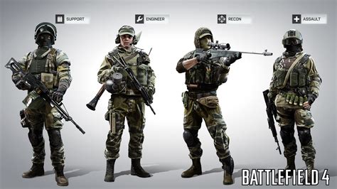 Battlefield 4 Soldier Kits Combat Specialisation Detailed