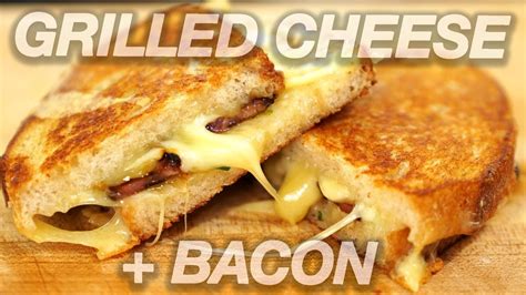 Bacon Grilled Cheese Easy And Quick Recipe Youtube