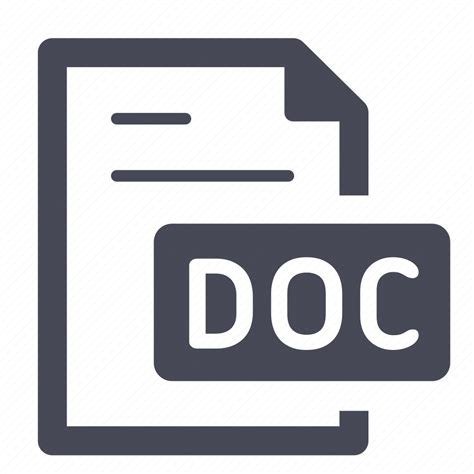 Doc Document Docx File Office Text Word Icon Download On Iconfinder