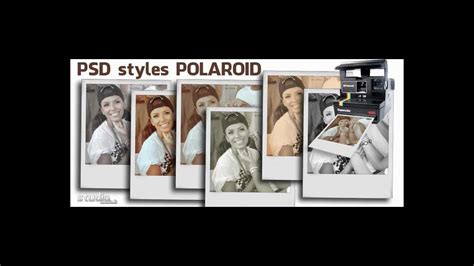 Multi Layer Photoshop Effet Photo Polaroid 600 Studio Mediafr