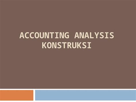 Ppt Accounting Analysis Mandir I Dokumentips