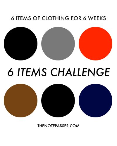 The Six Items Challenge Challenges Workout Clothes Wardrobe Edit