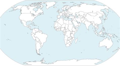 Free Printable World Map With Countries Labeled Free Printable World Map Without Names
