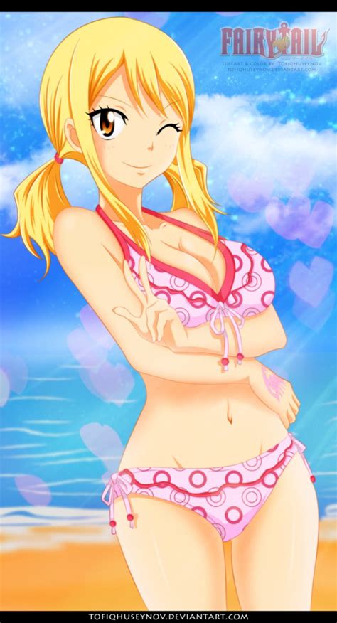 lucy heartfilia sexy bikini sexy hot anime and characters fan art 38834962 fanpop