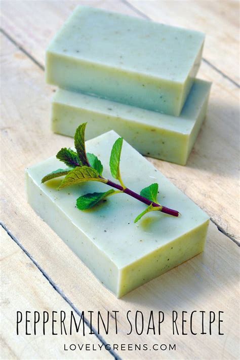 Natural Peppermint Soap Recipe Instructions Soap Soap Making Recipes