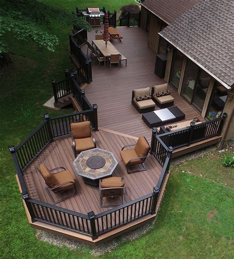 39 Creative Deck Patio Design You Should Try For Your Outdoor Space