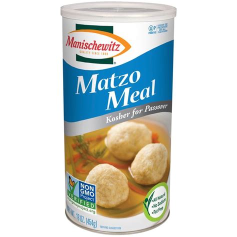 For those of us who are gluten free these delicious delicacies are easy to cook and will make holiday meal festive and traditional. Manischewitz Matzo Meal (16 oz) from Ralphs - Instacart