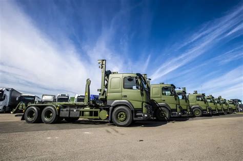 Estonian Army Vehicle Fleet Will Grow With 40 New Volvo Fmx Container