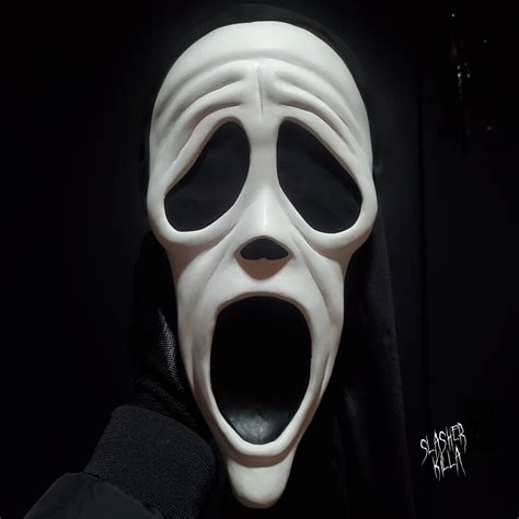 Ghostface Killer Mask Version Spoof Scary Movie Etsy
