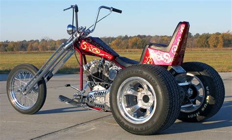 Chopper Hot Rod Trike 77 Shovel Head With Frankenstein Trike Kit