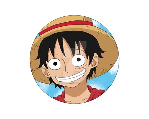 One Piece Round Profile Request Monkey D Luffy By Hunterseker On