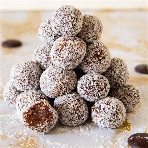 Deliciously Decadent Chocolate Balls With Coconut A Sweet Treat For