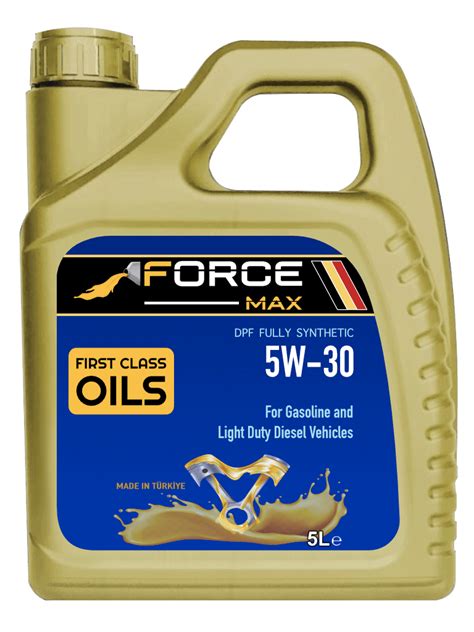 Gasoline And Light Diesel Motor Oils Force Max Oil