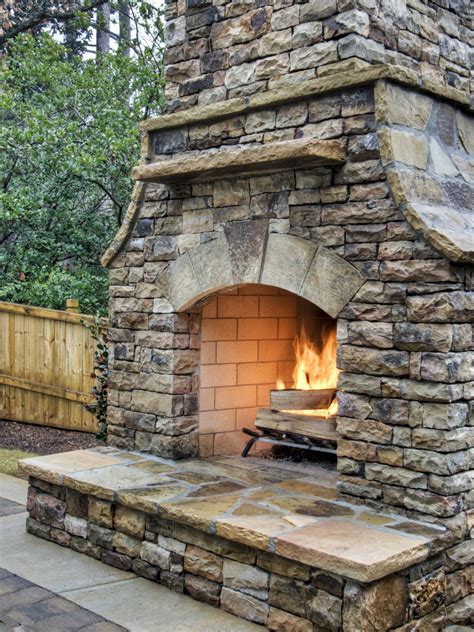 Diy Outdoor Stone Fireplace Fireplace Design Ideas