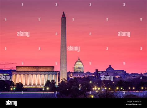 Washington Dc Skyline Night Hi Res Stock Photography And Images Alamy