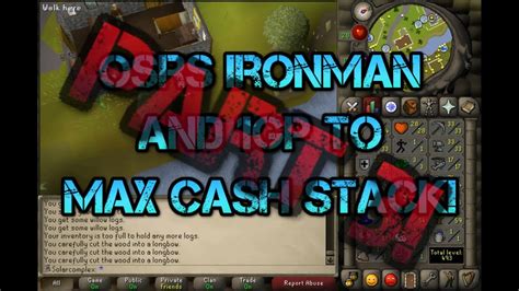 Rs Osrs Ironman And 1gp To Max Cash Stack Part 3 Youtube