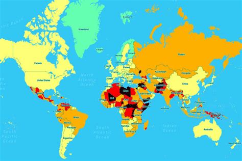 Most Dangerous And Safest Countries In World The Foreign Affairs News