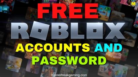Free Roblox Accounts And Passwords With Robux