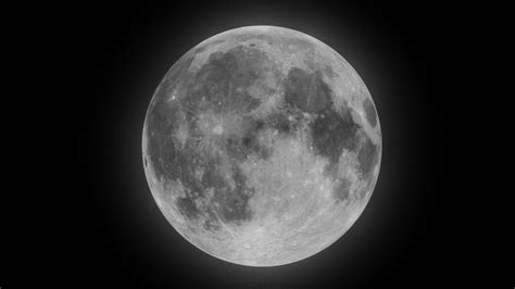 3d Model Realtime 4k Moon With Moon Phases Cgtrader