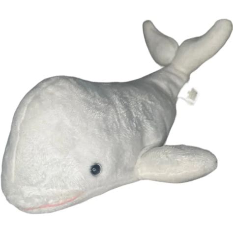 Wild Republic White Beluga Whale Dolphin Realistic Plush Stuffed Animal