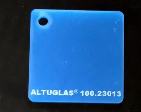 Altuglas Glossy Dark Blue Cast Acrylic Sheet Thickness 30 Mm At Rs
