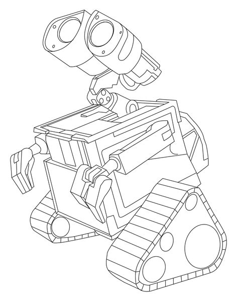 Wall E Coloring Pages Best Coloring Pages For Kids