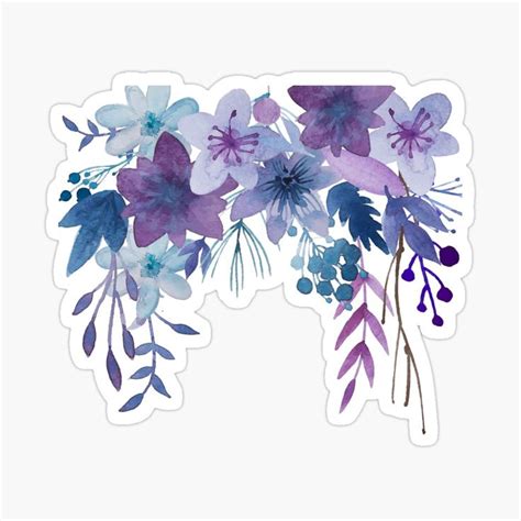 Blue Purple Flowers Throw Pillow By Junkydotcom In 2021 Print
