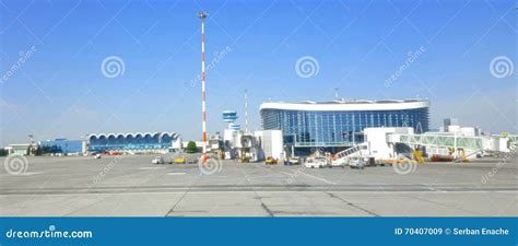 Otopeni Airport Bucharest Romania Stock Image Image Of Otopeni