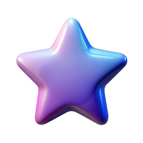 3d Star Icon 3d Star Symbol Star Photo 46862113 Png