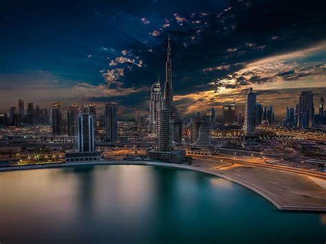 City Dubai Arabic Dream Burj Khalifa United Arab Emirates