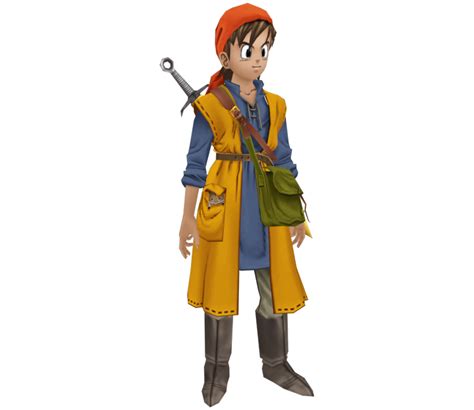 Playstation 2 Dragon Quest Viii Hero The Models Resource