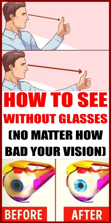 How To See Without Glasses No Matter How Bad Your Vision Is Have Fun Health Body