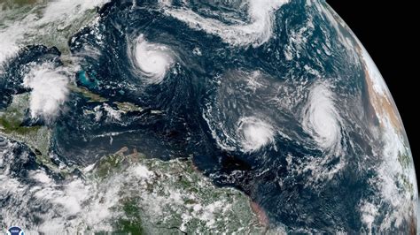 Hurricane Season Record Seven Active Storms Across Globe Weather